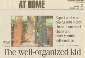 Cindy Eddy of The Organizing Team featured in the Bucks County Courier Times